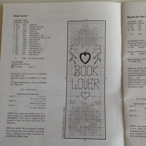 Stoney Creek Bookmark for Everyday Book 376 Cross Stitch Bookmarks - Picture 4 of 8